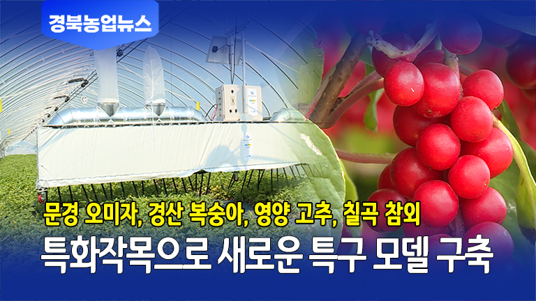 [5월 넷째주] 들녘특구 특화작목으로 새로운 모델 구축